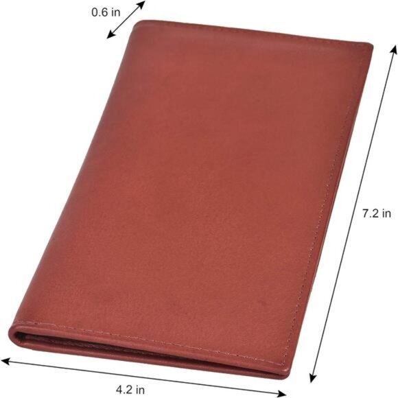 👜 RFID Leather Bifold Wallet – Slim Card Holder with 19 Slots & ID Window ✨ - Picture 2 of 3